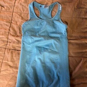 Gymshark Blue Racerback Tank Top